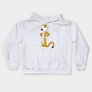 Mecha cyborg calvin Kids Hoodie